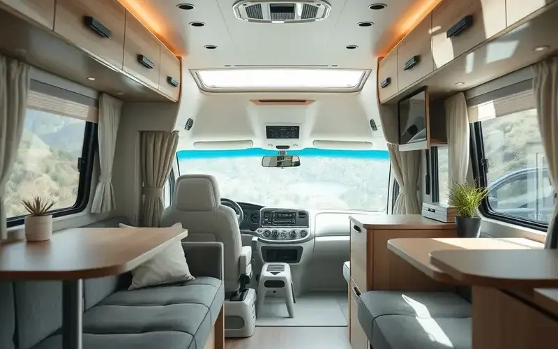 RV内装リペアの様子